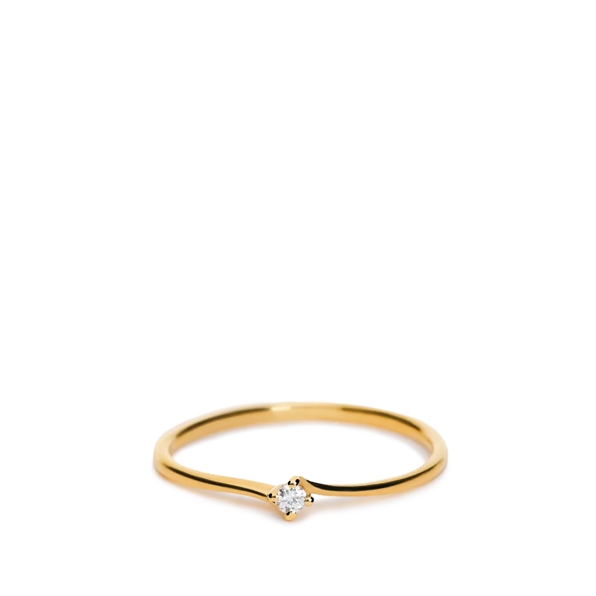 18k gold diamond ring