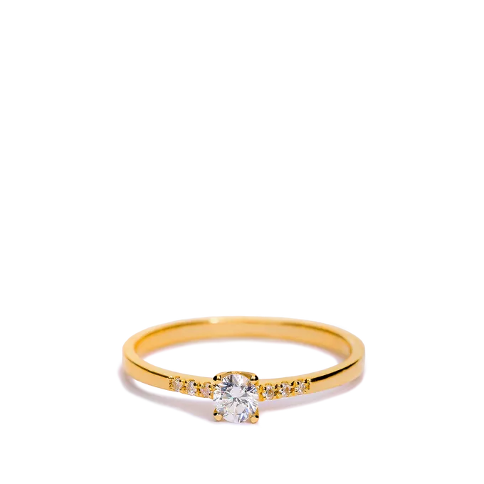 18k gold diamond ring COMET