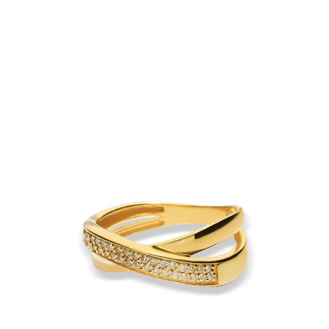 18k gold diamond ring