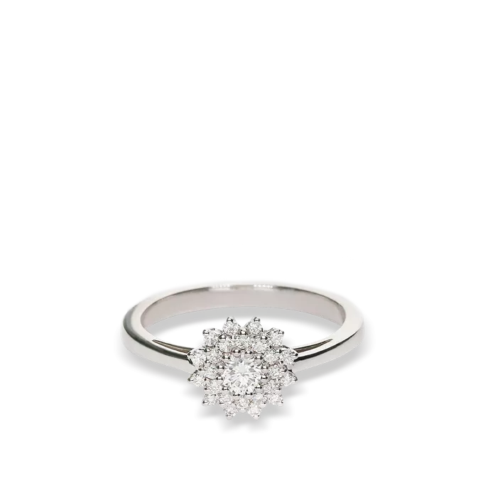 18k gold diamond ring