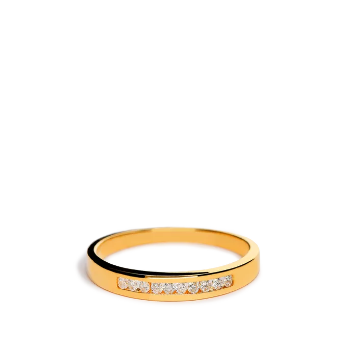 Anillo diamante oro 18 quilates