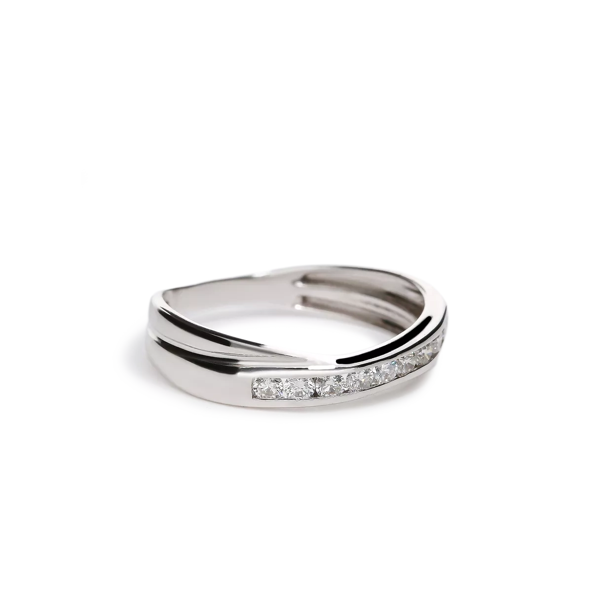 Anillo diamante natural oro 18 quilates