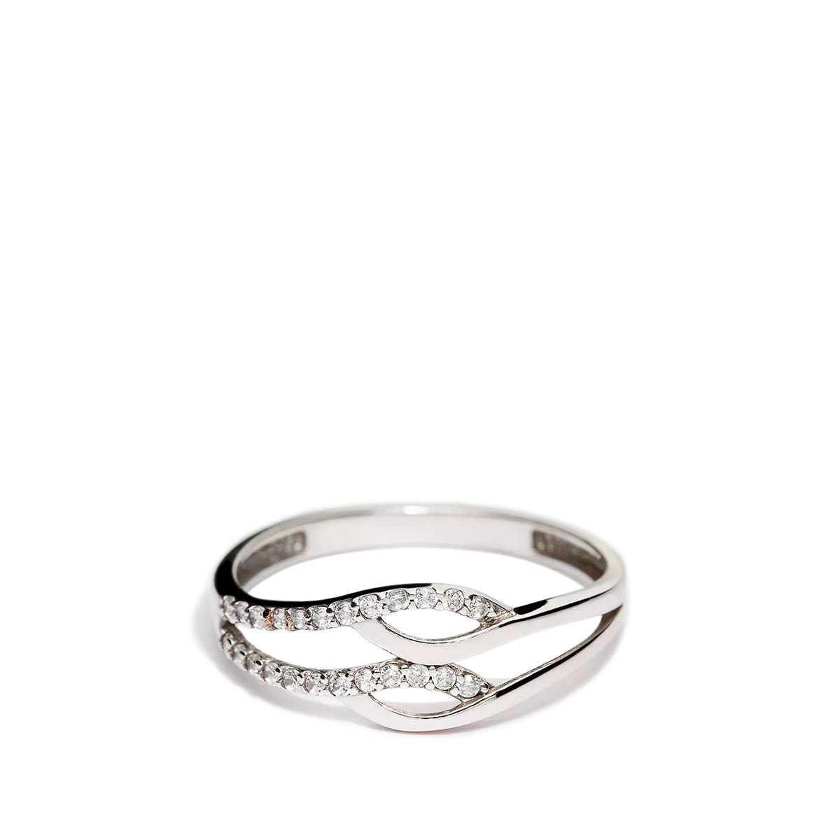 Anillo oro blanco 18 quilates