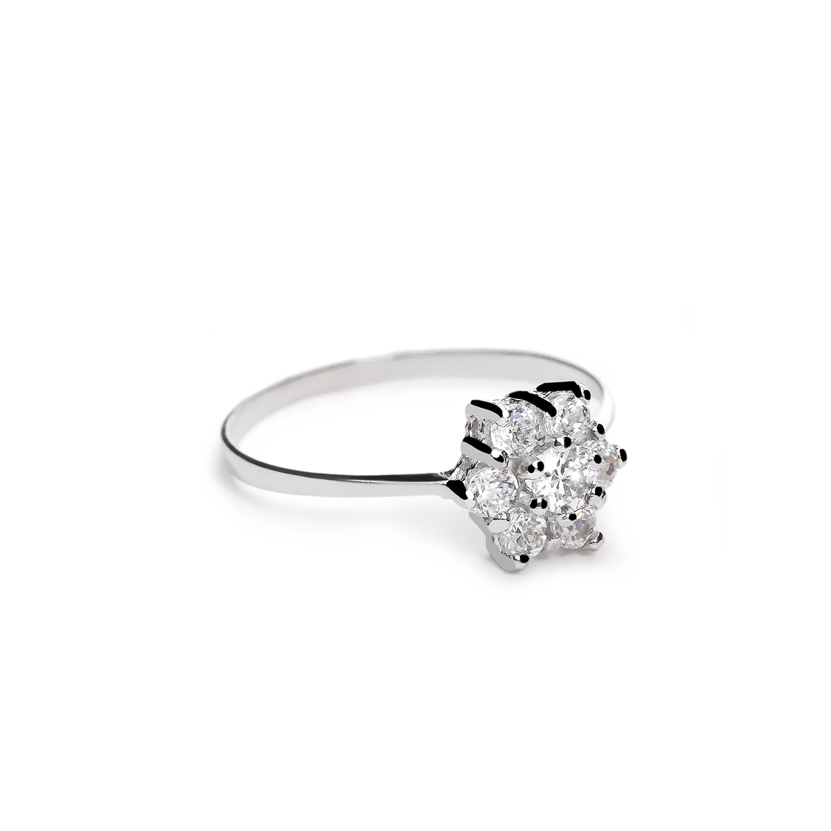 Anillo oro blanco 18 quilates