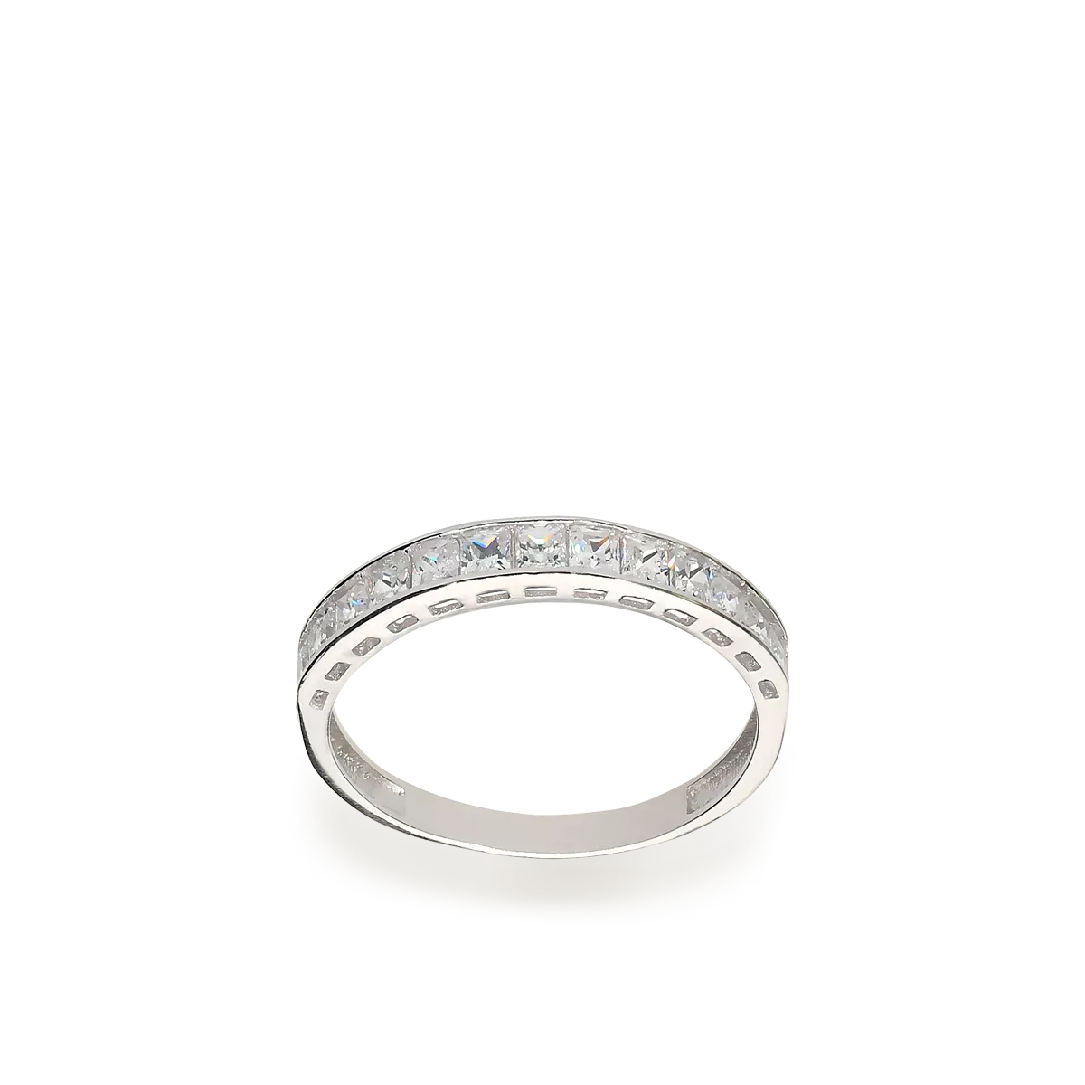 Anillo oro blanco 18 quilates