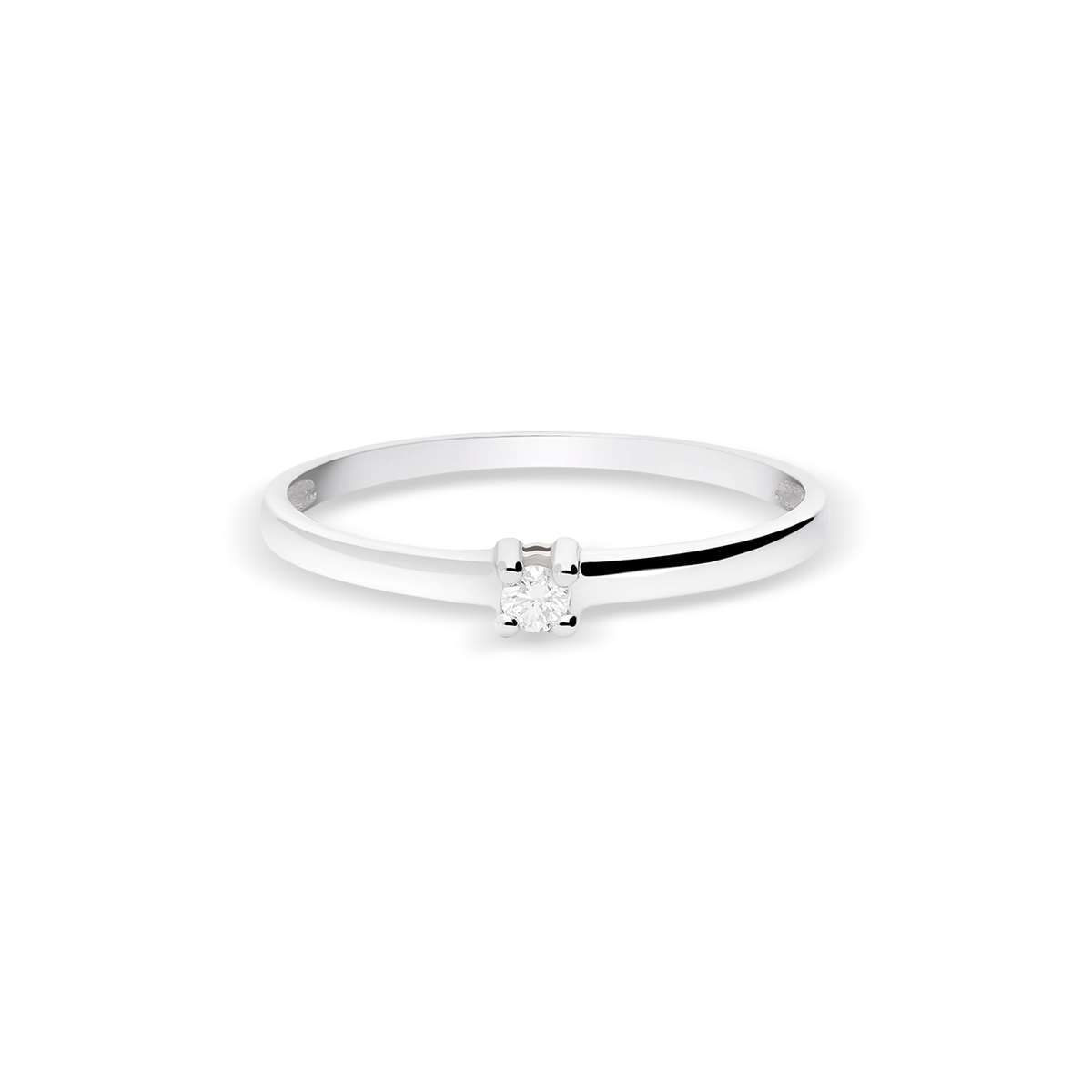 Anillo diamante natural oro 18 quilates MOON