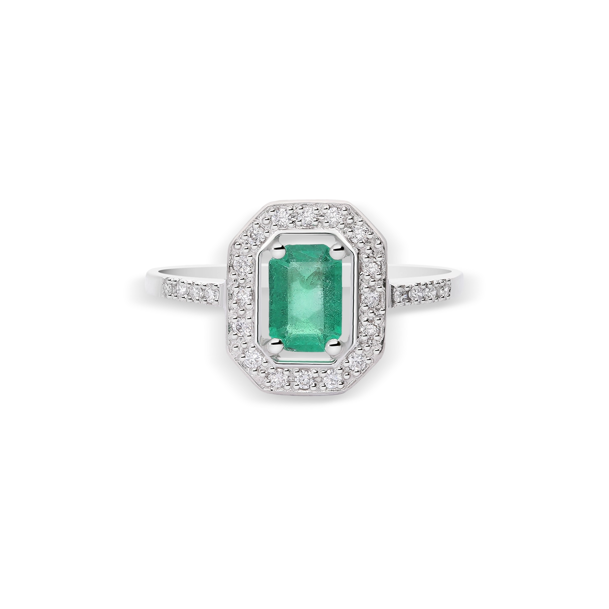 Anillo diamante natural oro 18 quilates PALACE