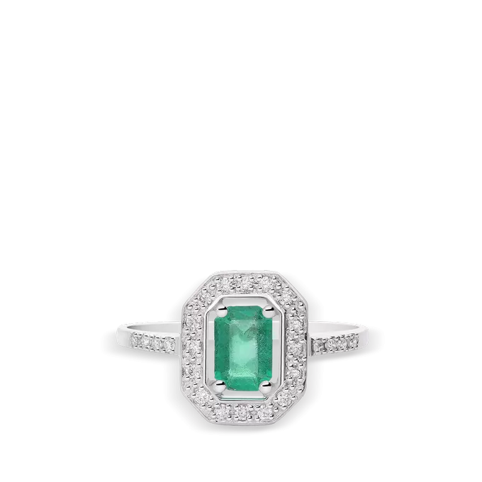 Anillo diamante natural oro 18 quilates PALACE