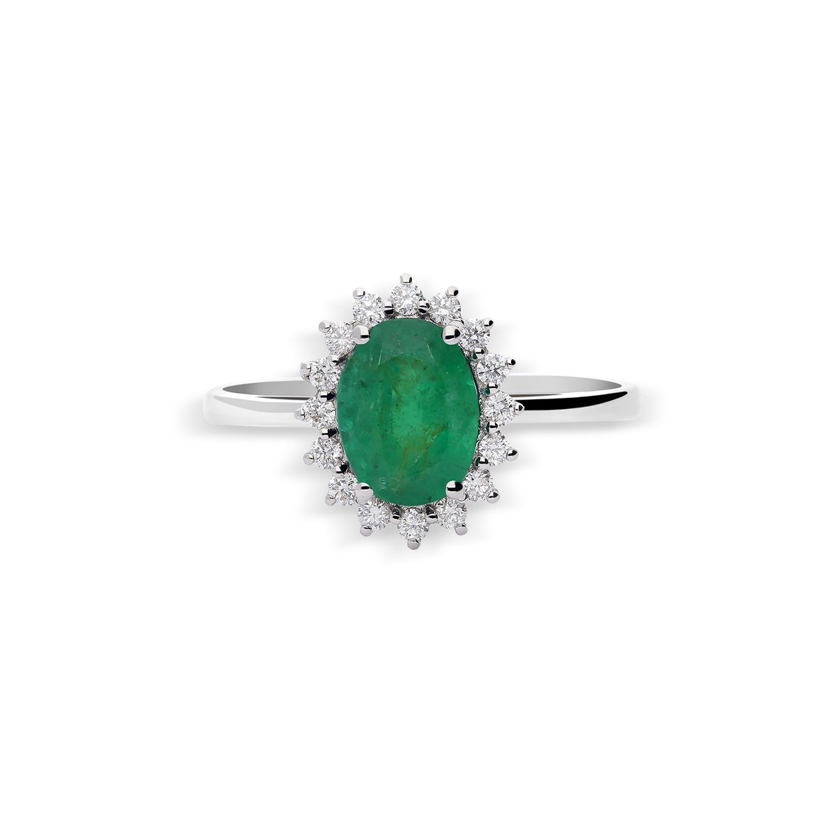 18k gold diamond ring IMPERIAL EMERALD