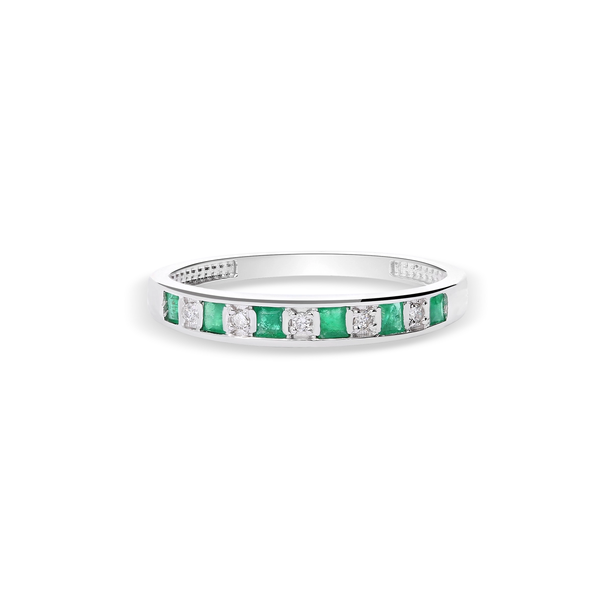 Anillo diamante natural oro 18 quilates