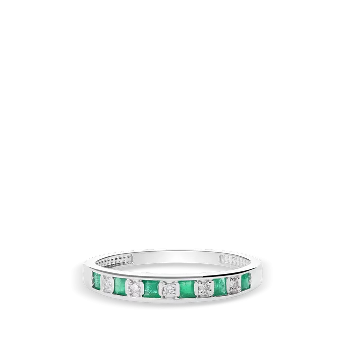 Anillo diamante natural oro 18 quilates
