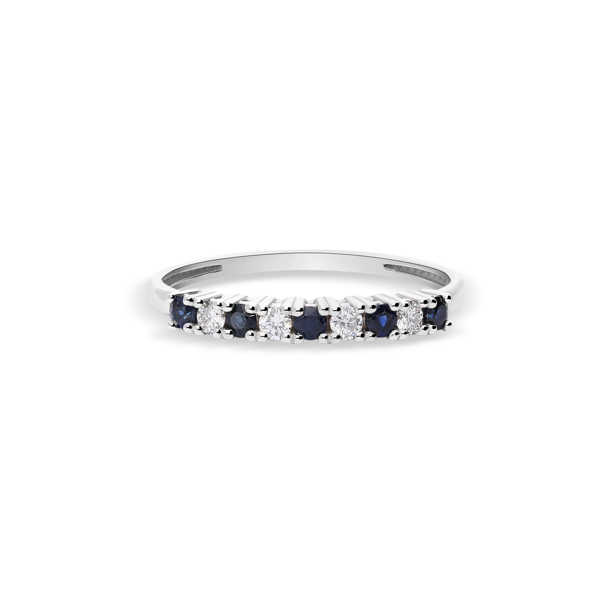 Anillo diamante natural oro 18 quilates