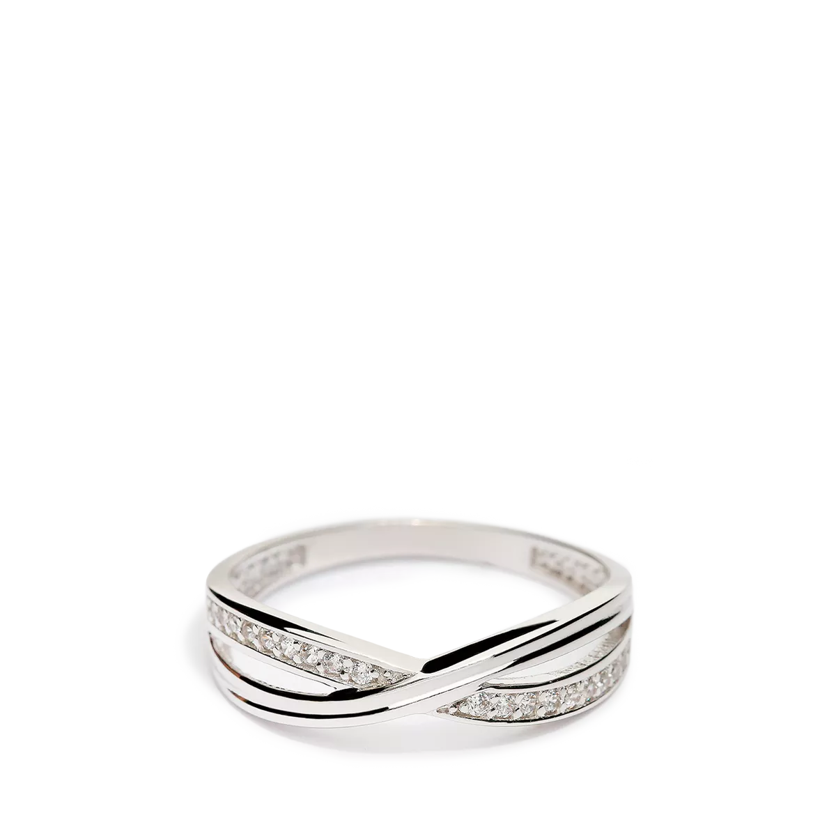 Anillo oro blanco 18 quilates