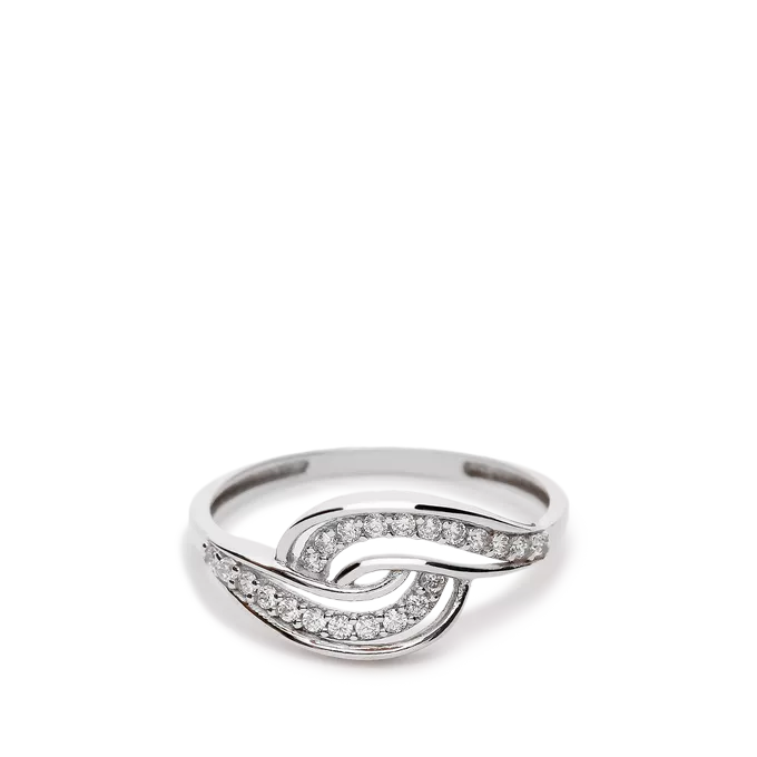 Anillo oro blanco 18 quilates