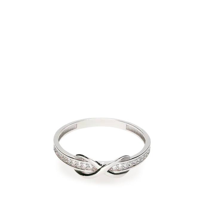 18k white gold ring INFINITY