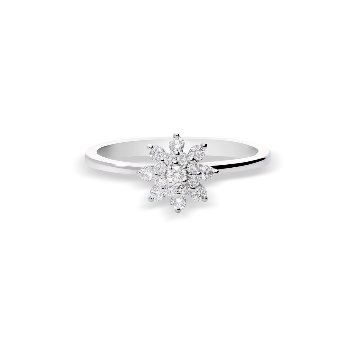 18k gold diamond ring