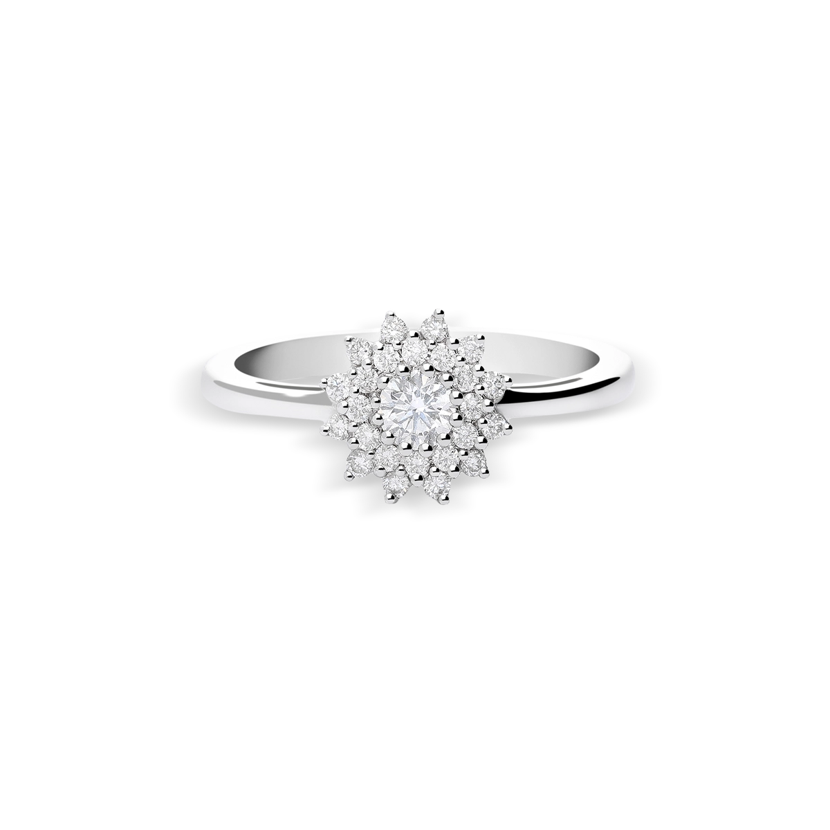 18k gold diamond ring FLORIENTAL