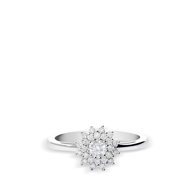 18k gold diamond ring FLORIENTAL