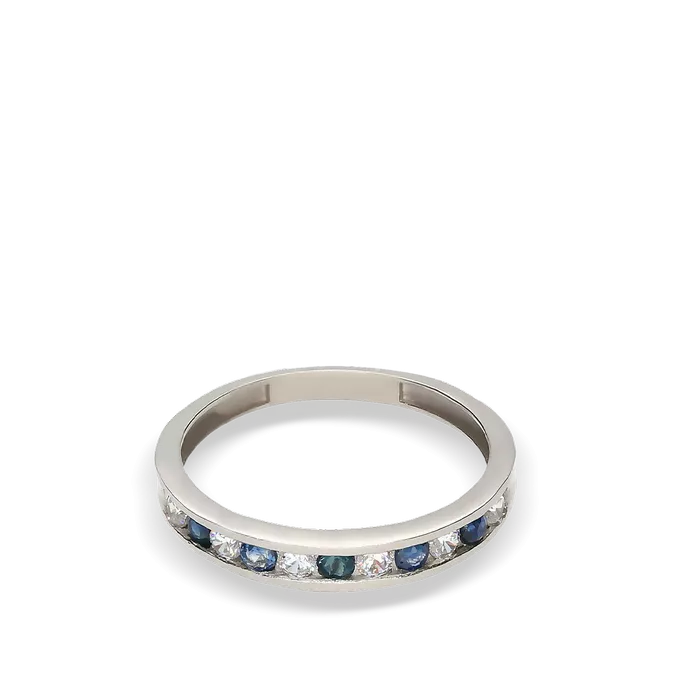 18k white gold ring