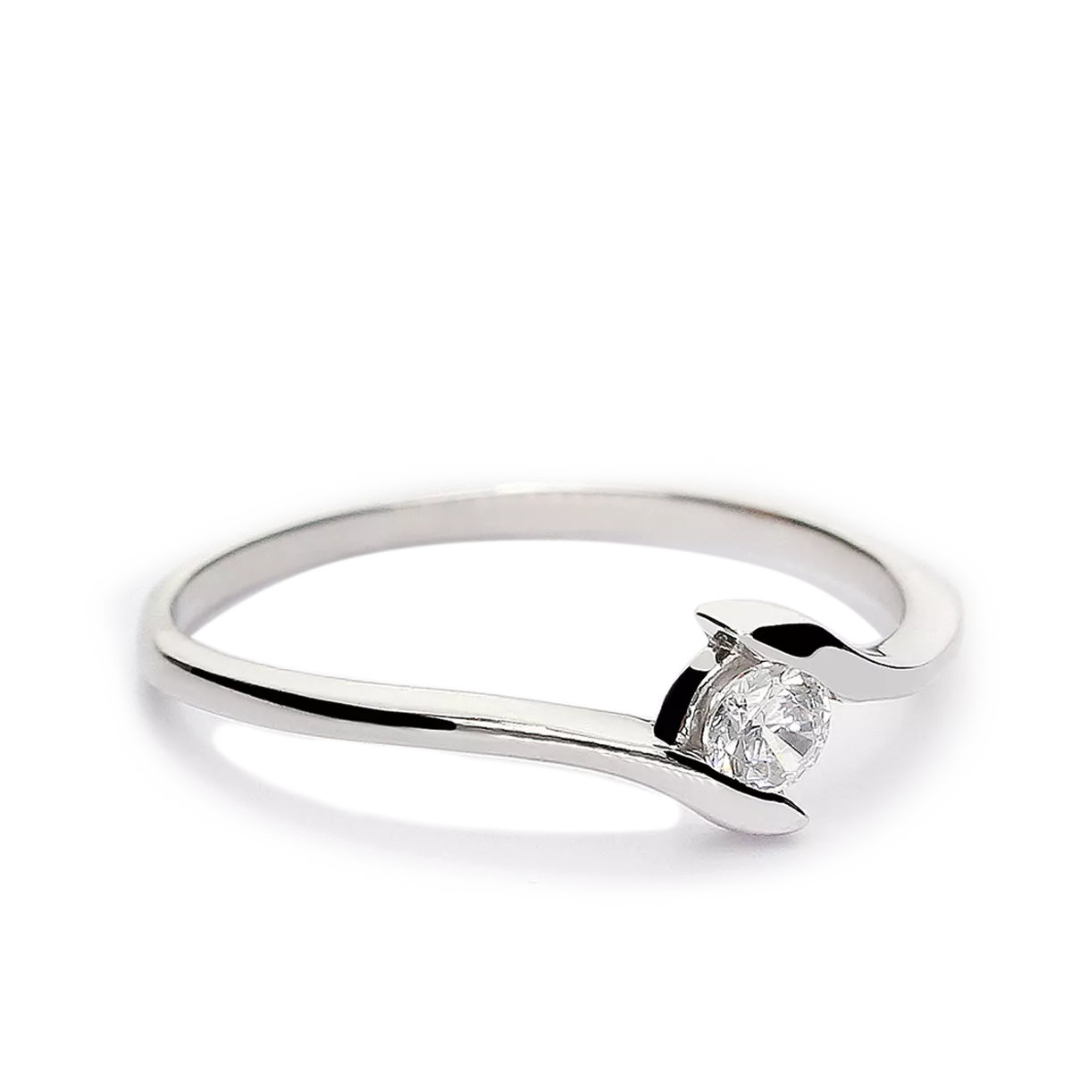 Anillo oro blanco 18 quilates CELESTIAL