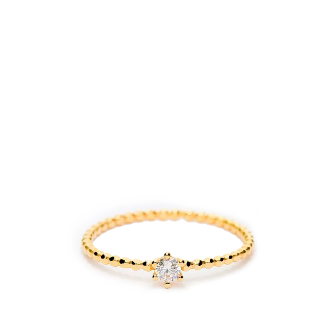 18k gold ring