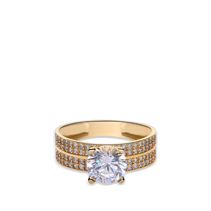 18k gold ring