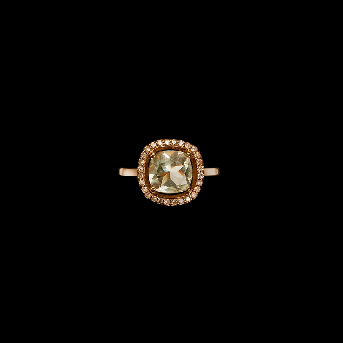 18k gold diamond ring MONACO