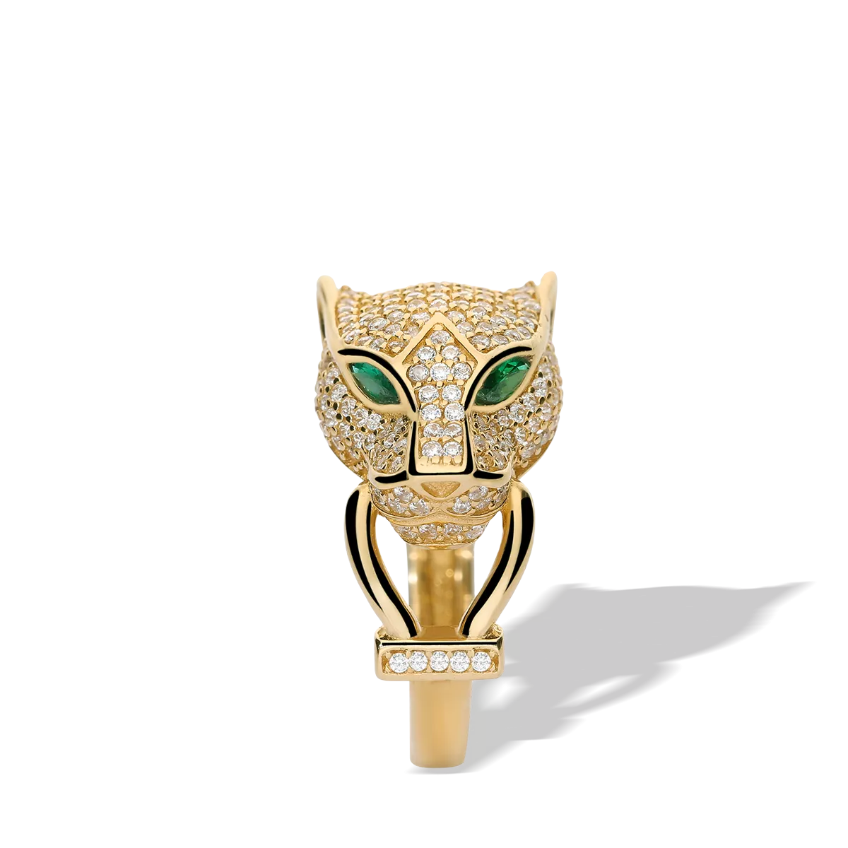 18k gold ring LEOPARD