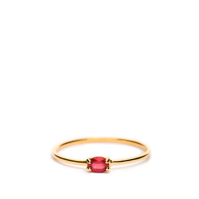 18k gold ring LAVA