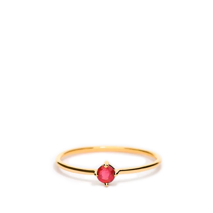 18k gold ring LAVA