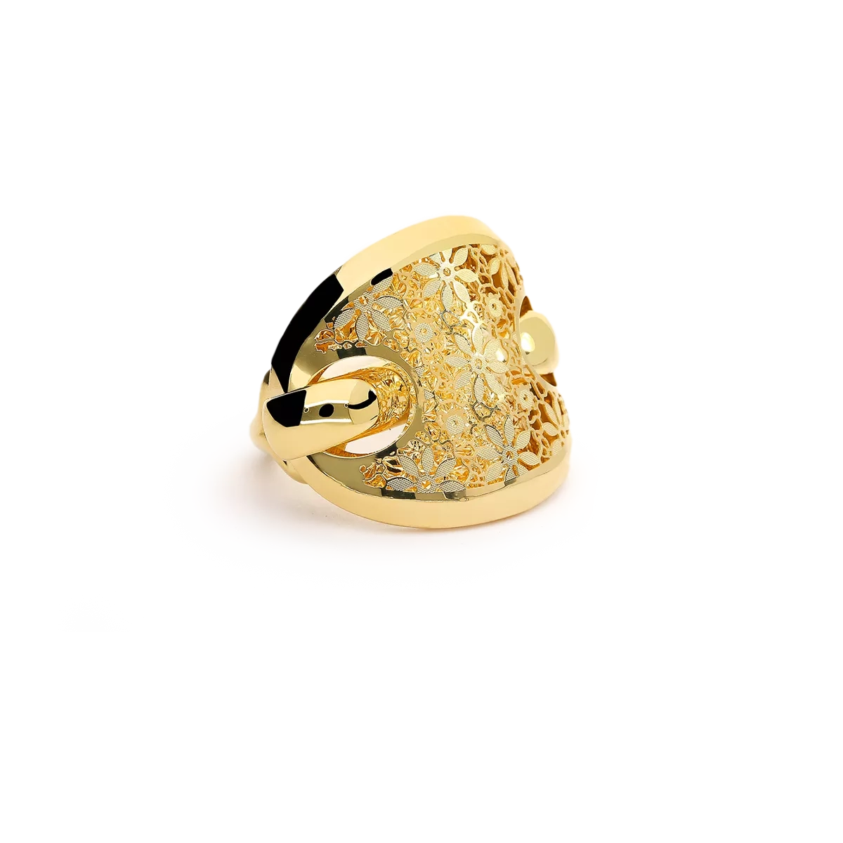 18k gold ring ORIENTAL GARDEN