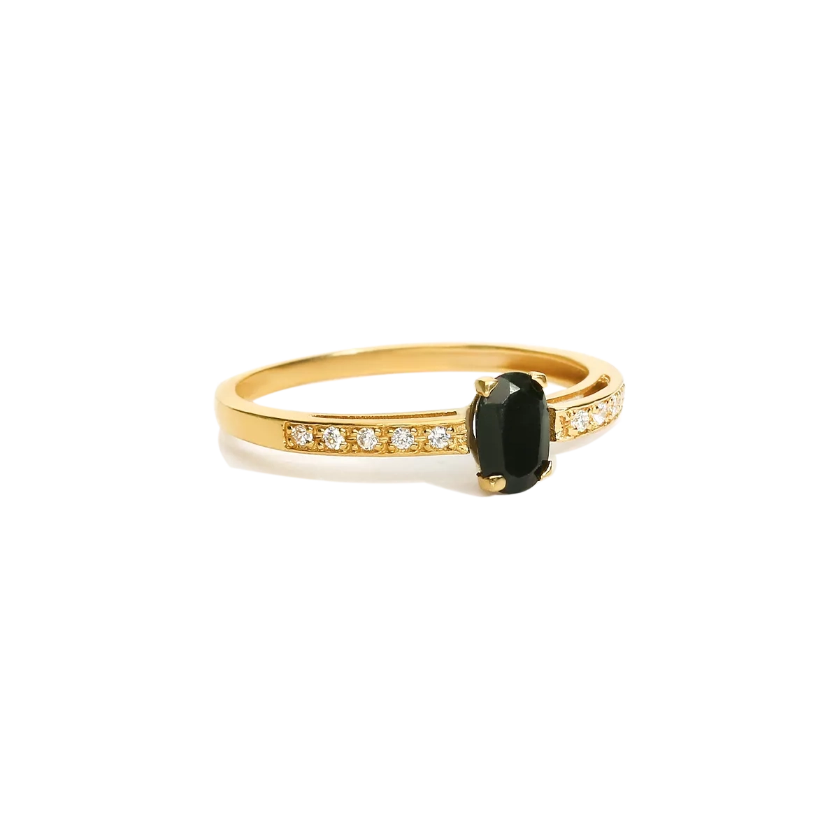 18k gold ring NIGHTFALL