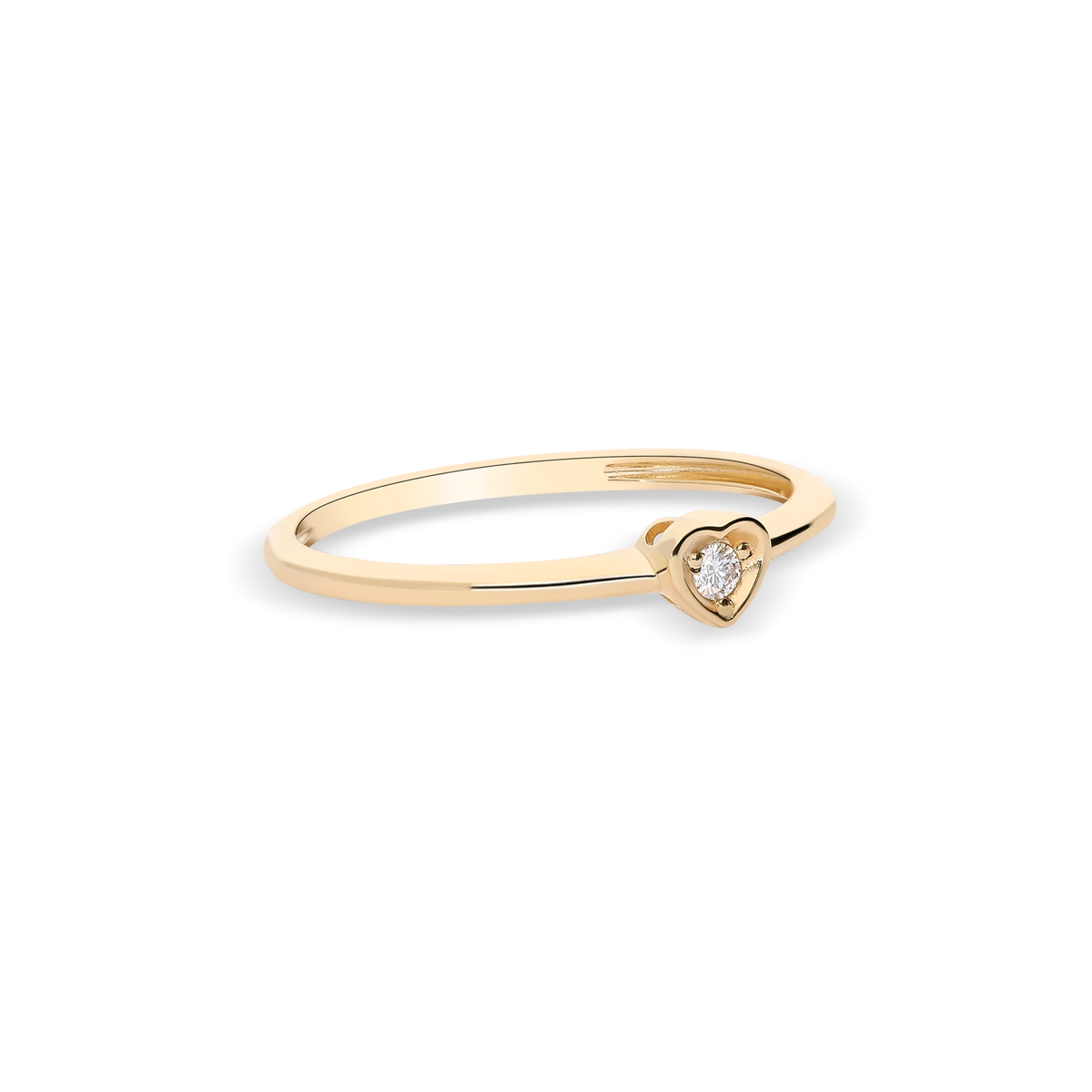 Anillo diamante natural oro 18 quilates