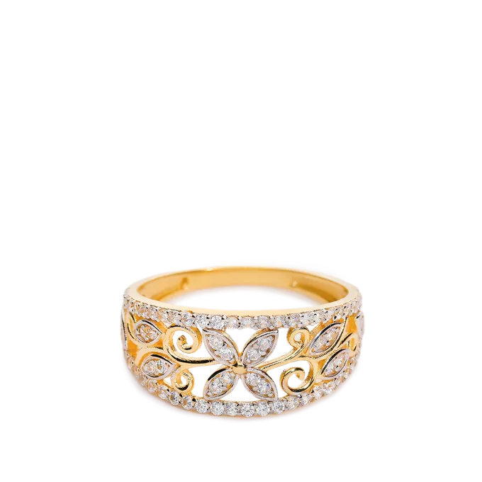 18k gold ring