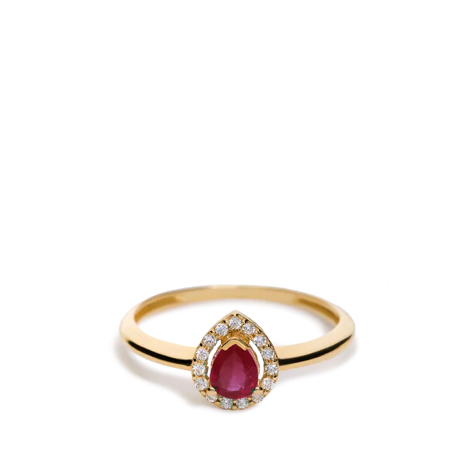 Anillo oro 18 quilates TEAR