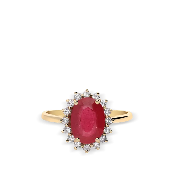 18k gold diamond ring