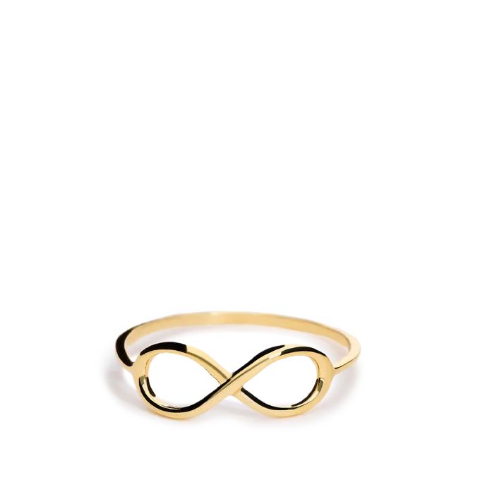 18k gold ring FOREVER