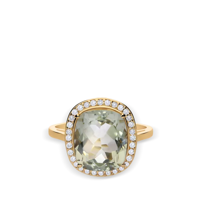 Anillo diamante natural oro 18 quilates BARONESS