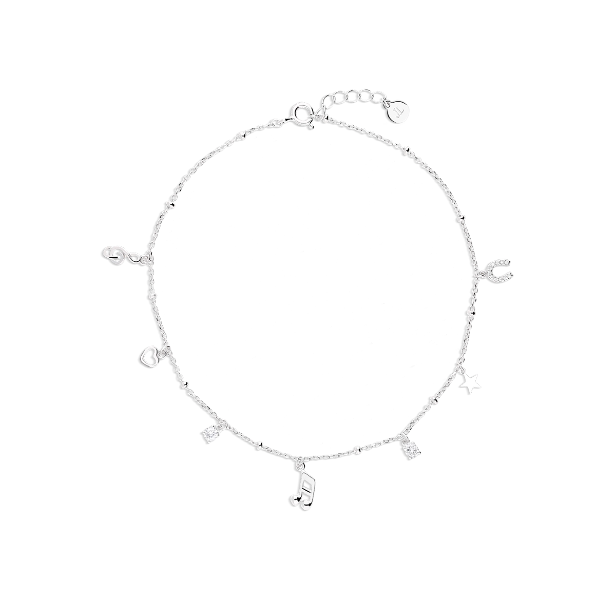 Sterling silver anklet