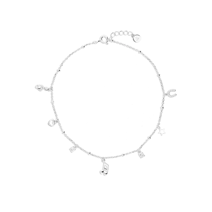 Sterling silver anklet