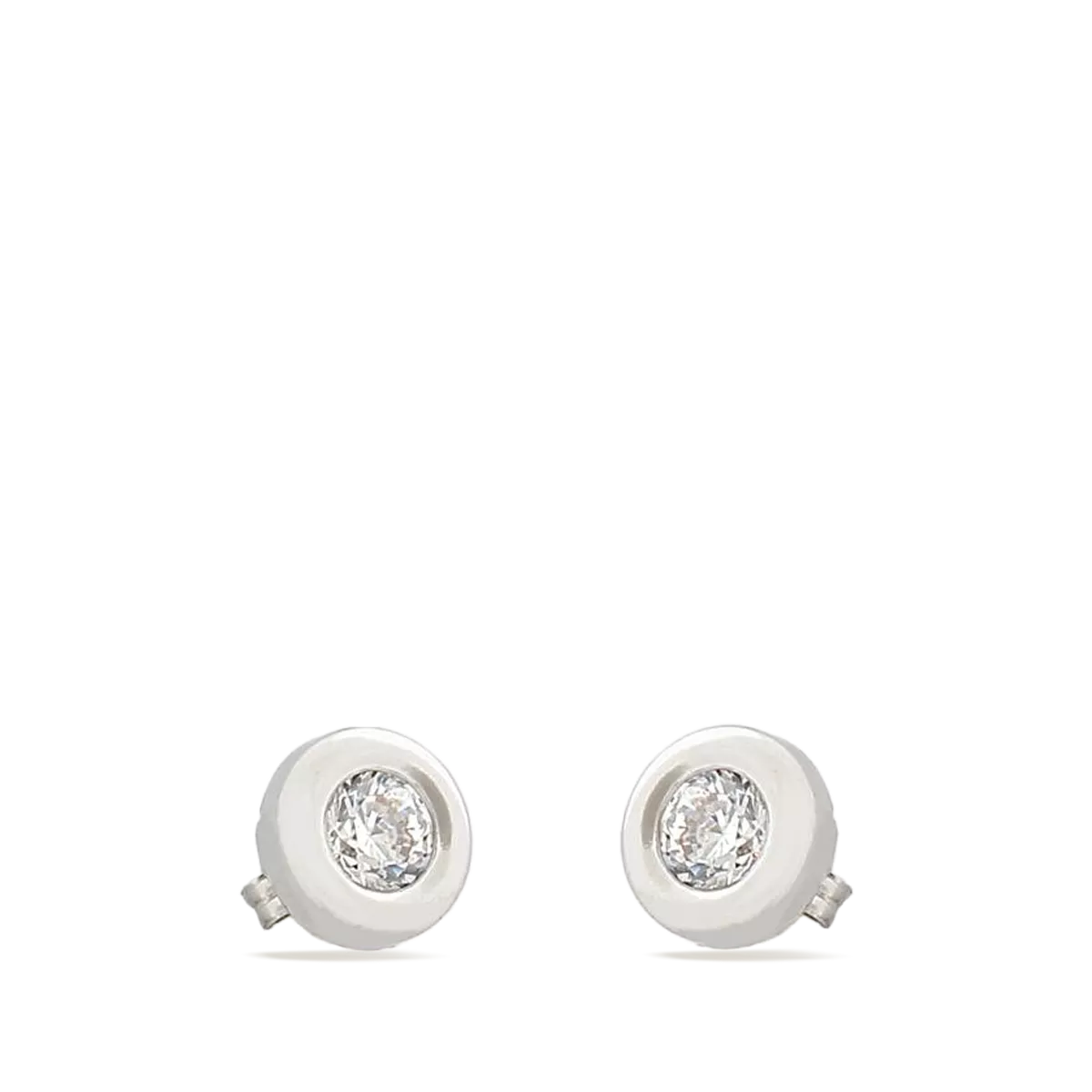 18k white gold earrings