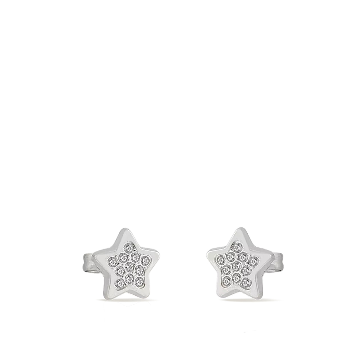 18k white gold earrings