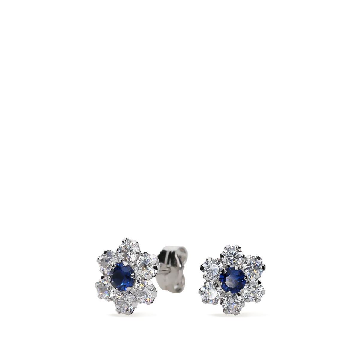 18k white gold earrings