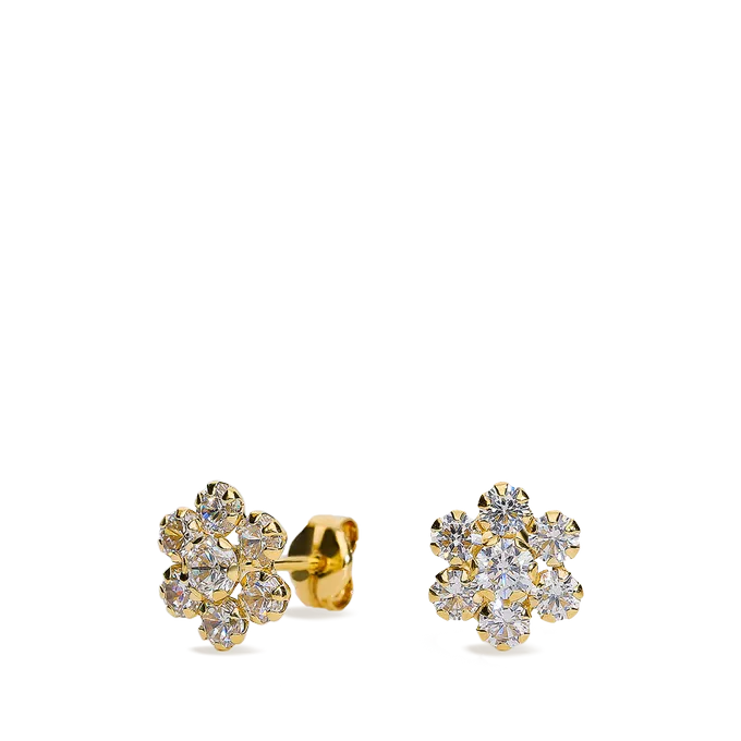 18k gold earrings