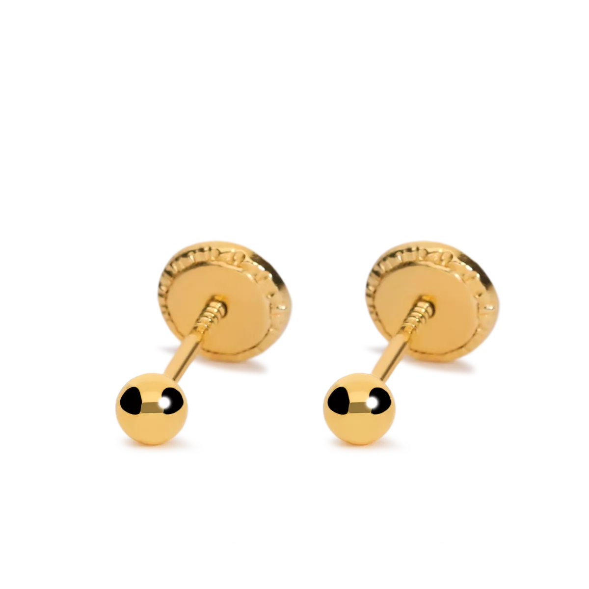 18k gold earrings