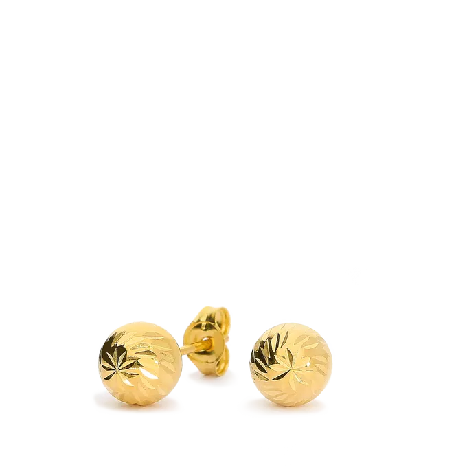 18k gold earrings