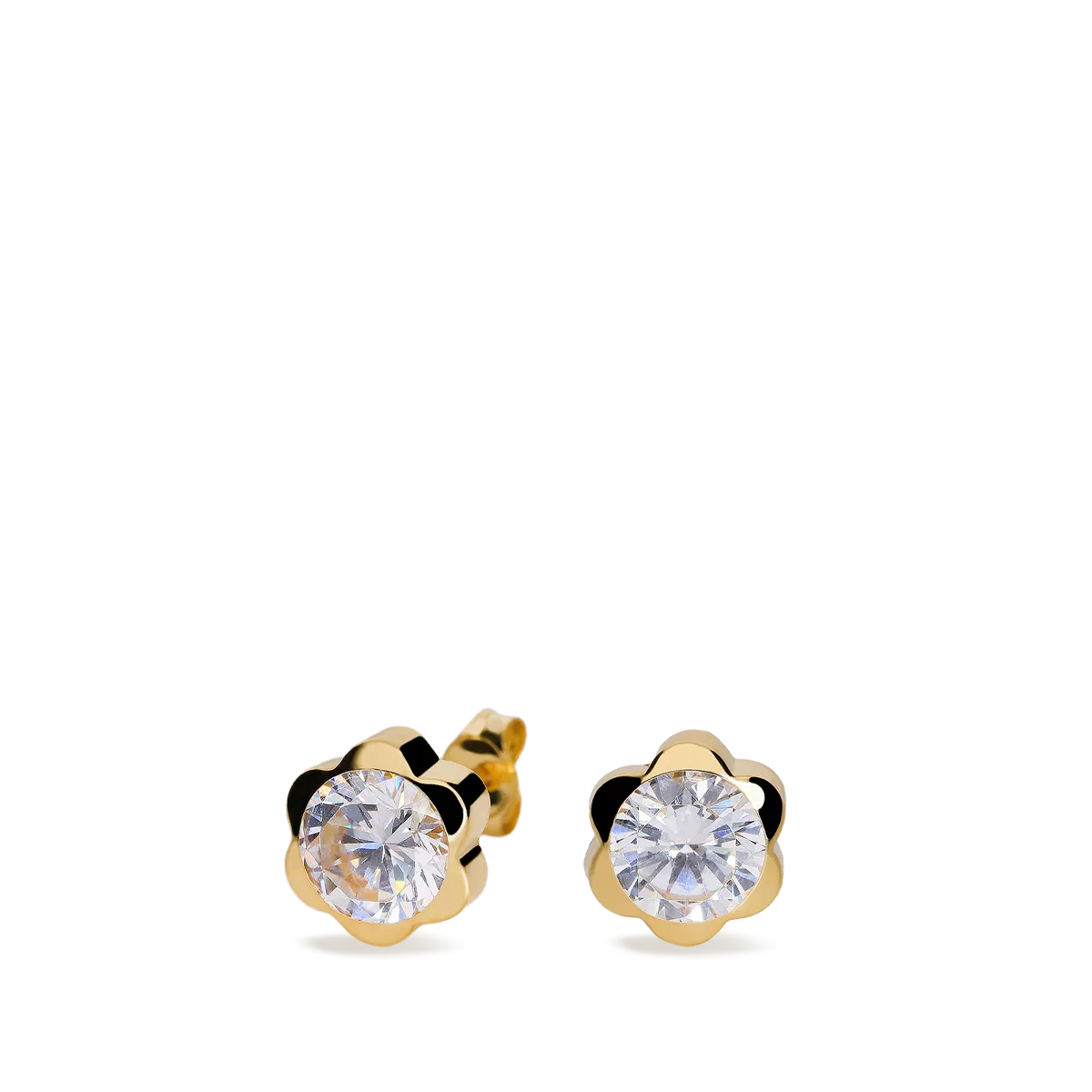 18k gold earrings