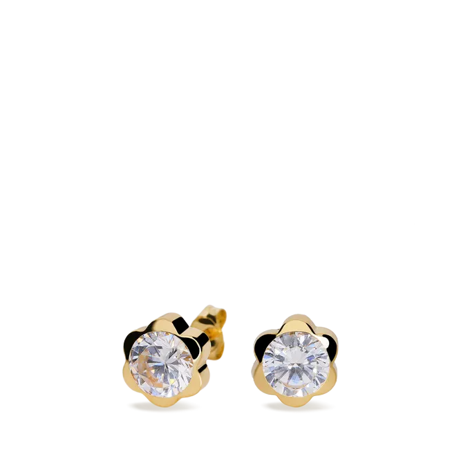 18k gold earrings