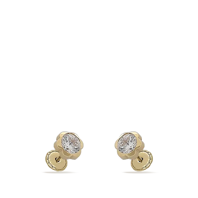 18k gold earrings