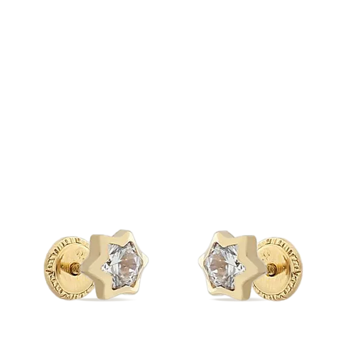 18k gold earrings